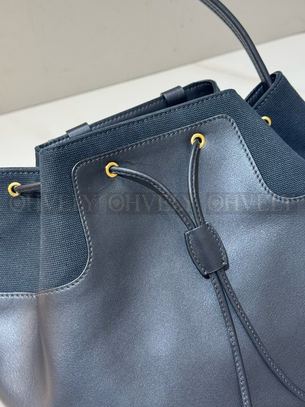 더로우 스프링 레더 캔버스 백팩