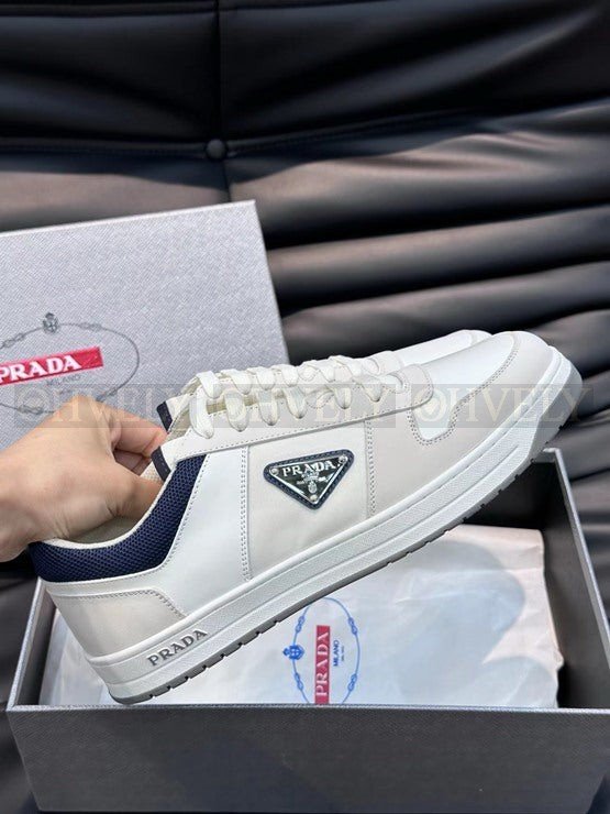 프라다 다운타운 리나일론 스니커즈 화이트 블루
