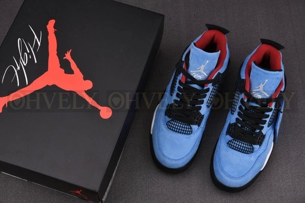나이키 조던 4 x 트래비스 스캇 레트로 캑터스 잭