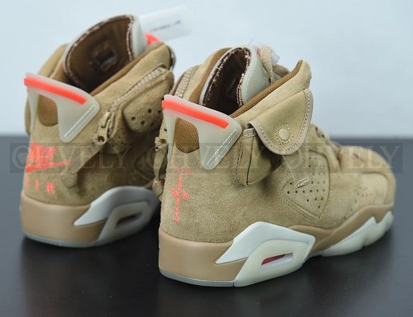 나이키 조던 6 x 트래비스 스캇 레트로 SP 브리티쉬 카키