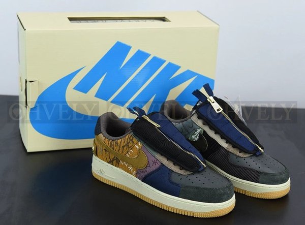 나이키 x 트래비스 스캇 에어포스 1 로우 캑터스 잭