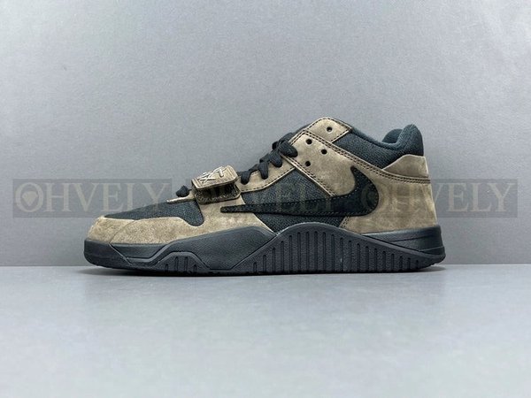 나이키 조던 x 트래비스 스캇 점프맨 잭 TR 블랙 앤 다크 모카