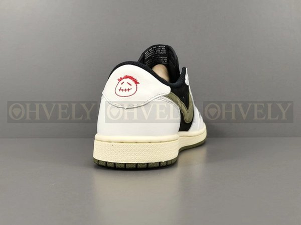 나이키 조던 1 x 트래비스 스캇 레트로 로우 OG SP 미디움 올리브