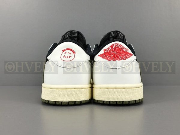 나이키 조던 1 x 트래비스 스캇 레트로 로우 OG SP 미디움 올리브