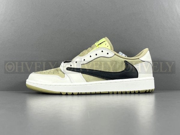 나이키 조던1 x 트래비스 스캇 레트로 로우 골프 NRG 뉴트럴 올리브