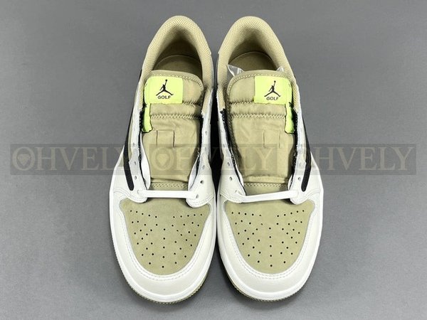 나이키 조던1 x 트래비스 스캇 레트로 로우 골프 NRG 뉴트럴 올리브