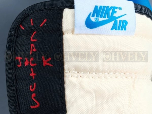 나이키 조던 1 x 트래비스 스캇 x 프라그먼트 레트로 로우 OG SP 밀리터리 블루