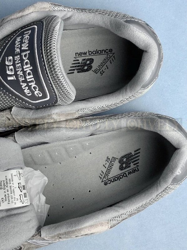 뉴발란스 991v2 메이드 인 UK 락 릿지 알로이 실버