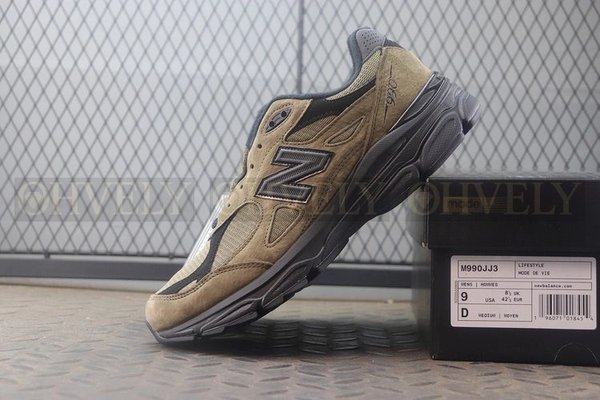 뉴발란스 x JJJ자운드 990v3 브라운 블랙