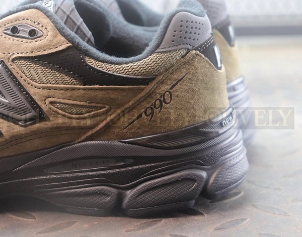 뉴발란스 x JJJ자운드 990v3 브라운 블랙