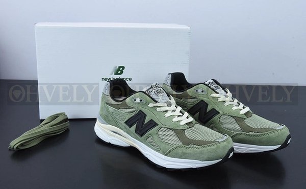 뉴발란스 x JJJ자운드 990v3 올리브
