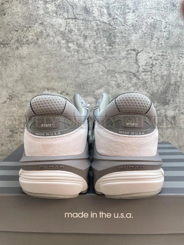 뉴발란스 x 더블탭스 990v6 메이드 인 USA 문 미스트 미라지 그레이