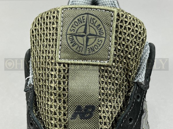 뉴발란스 x 스톤 아일랜드 991v2 메이드 인 UK 블랙 올리브 나이트