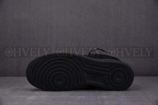 루이비통 x 나이키 에어포스1 버질아블로 스웨이드 블랙