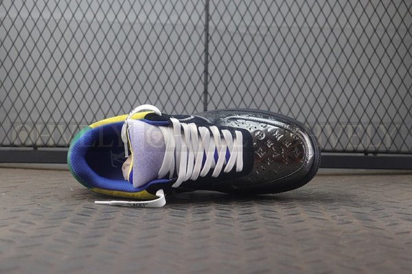 루이비통 x 나이키 에어포스1 버질아블로 멧 실버 블랙