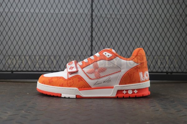 루이비통 LV 트레이너 스니커즈 오렌지