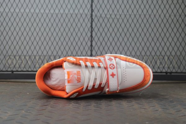 루이비통 LV 트레이너 스니커즈 오렌지