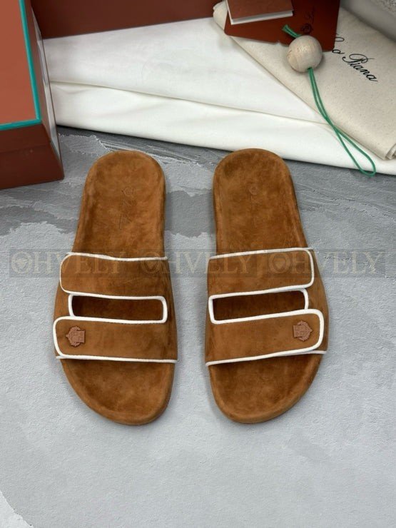 로로피아나 와이키키 슬립온 브라운