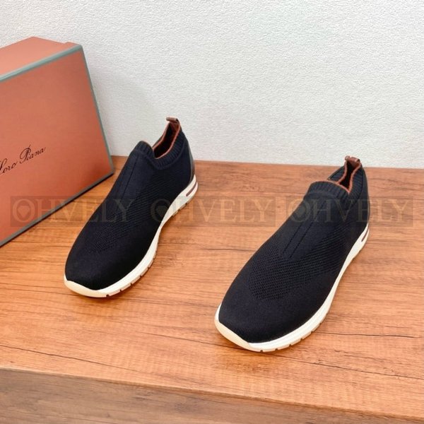 로로피아나 360LP 플렉시 스니커즈 블랙