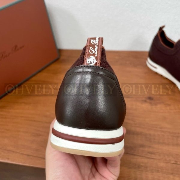 로로피아나 360LP 플렉시 스니커즈 브라운