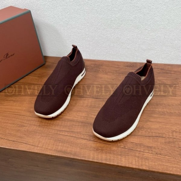 로로피아나 360LP 플렉시 스니커즈 브라운