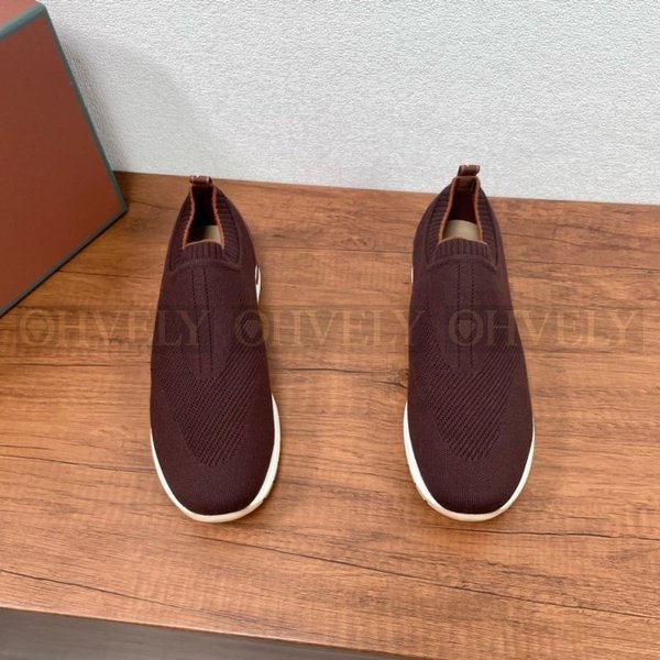 로로피아나 360LP 플렉시 스니커즈 브라운