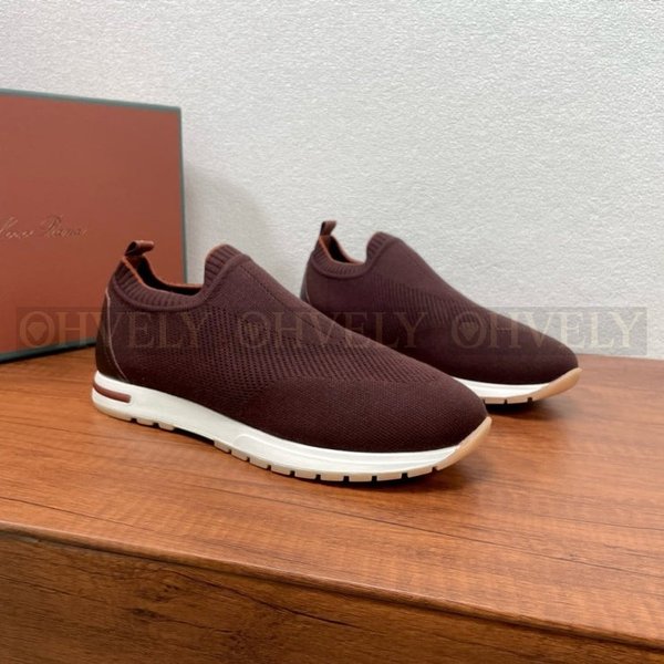 로로피아나 360LP 플렉시 스니커즈 브라운