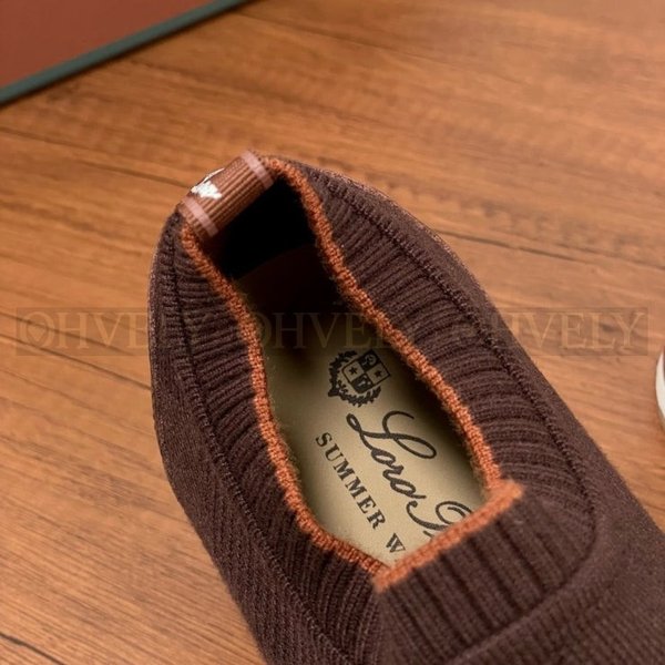 로로피아나 360LP 플렉시 스니커즈 브라운