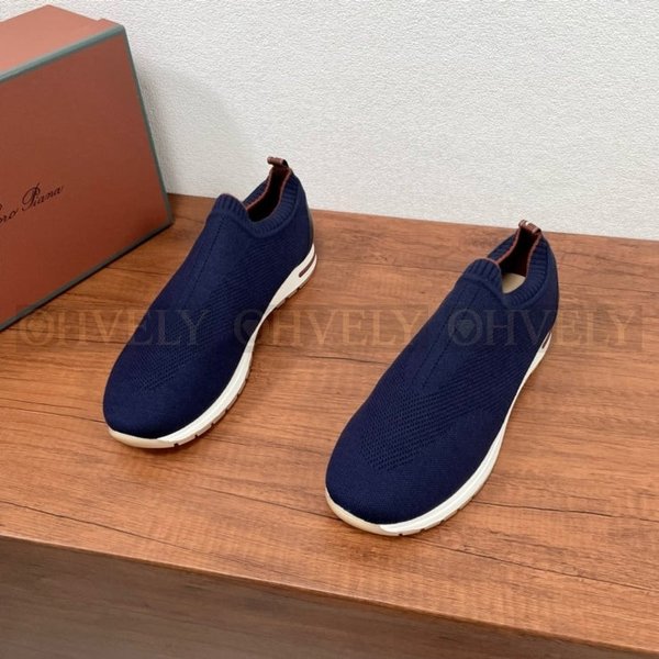 로로피아나 360LP 플렉시 스니커즈 네이비