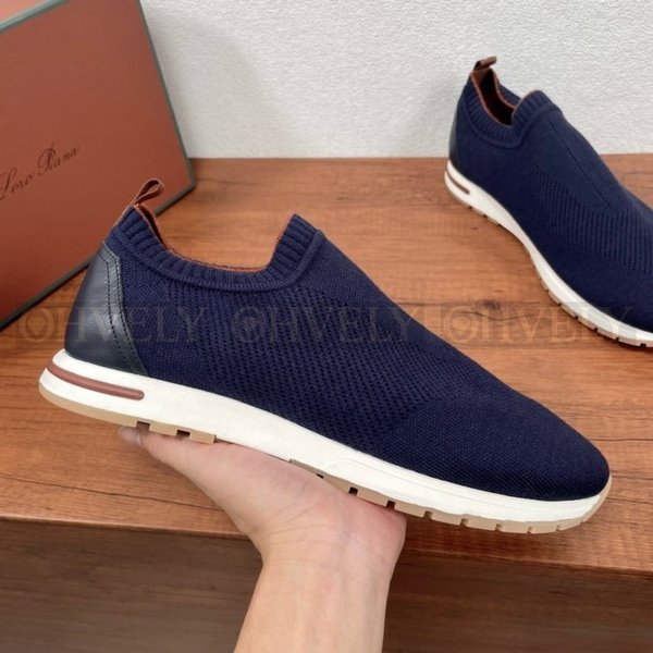 로로피아나 360LP 플렉시 스니커즈 네이비