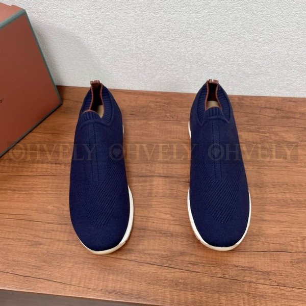 로로피아나 360LP 플렉시 스니커즈 네이비