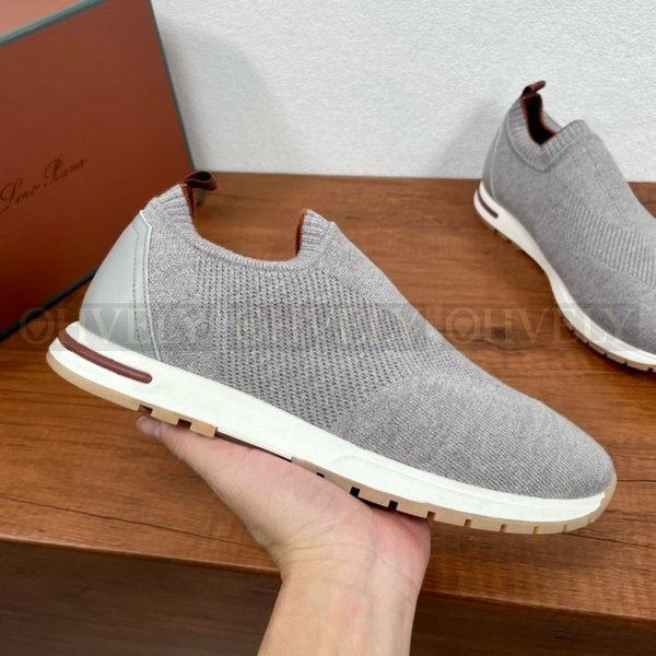 로로피아나 360LP 플렉시 스니커즈 그레이