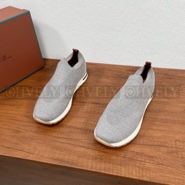 로로피아나 360LP 플렉시 스니커즈 그레이