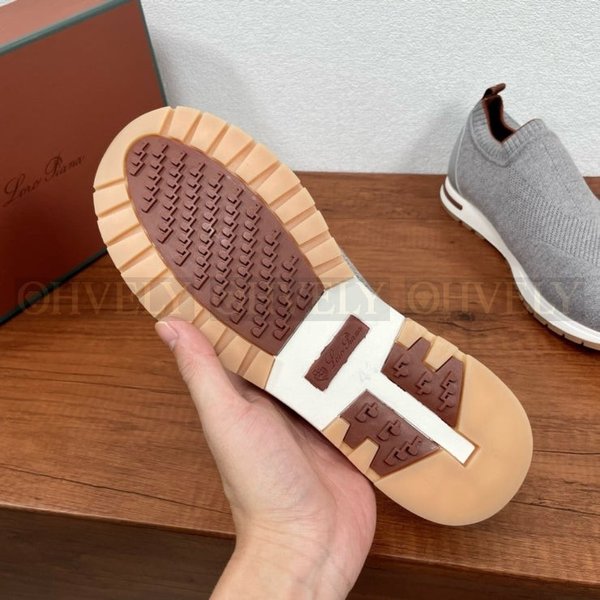 로로피아나 360LP 플렉시 스니커즈 그레이