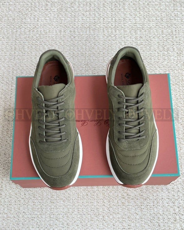 로로피아나 위크앤드 워크 스니커즈 그린