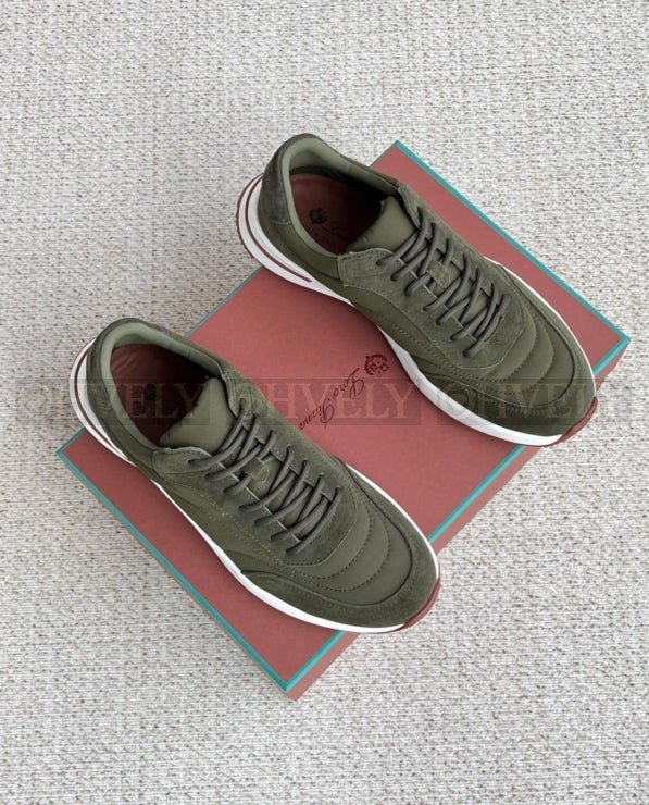 로로피아나 위크앤드 워크 스니커즈 그린