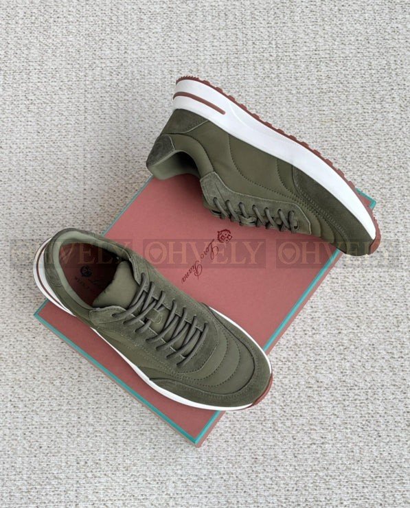 로로피아나 위크앤드 워크 스니커즈 그린