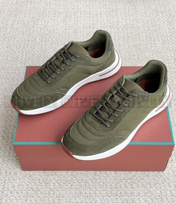 로로피아나 위크앤드 워크 스니커즈 그린