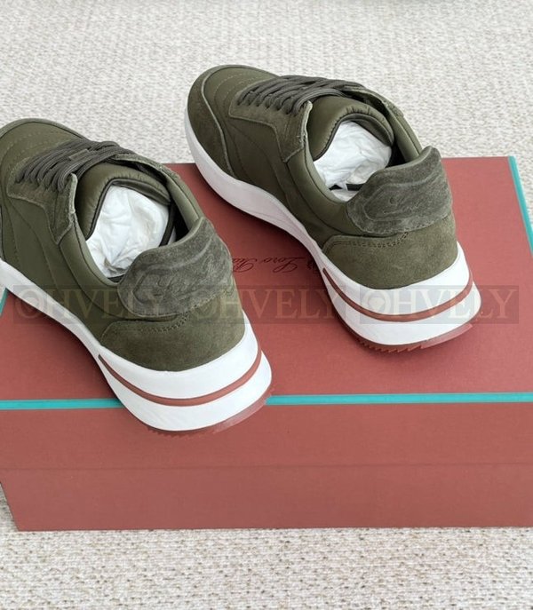 로로피아나 위크앤드 워크 스니커즈 그린