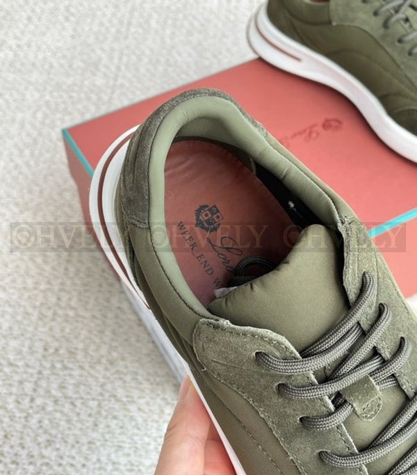 로로피아나 위크앤드 워크 스니커즈 그린