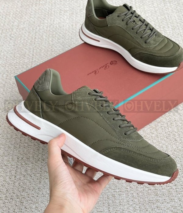 로로피아나 위크앤드 워크 스니커즈 그린