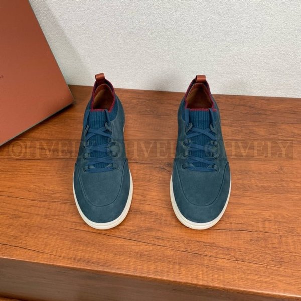 로로피아나 소호 워크 스니커즈 다크그린