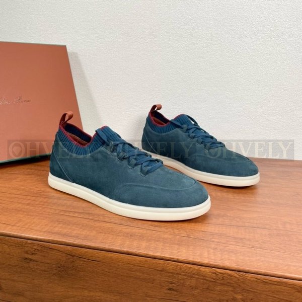 로로피아나 소호 워크 스니커즈 다크그린