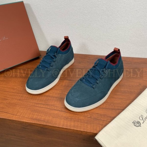 로로피아나 소호 워크 스니커즈 다크그린