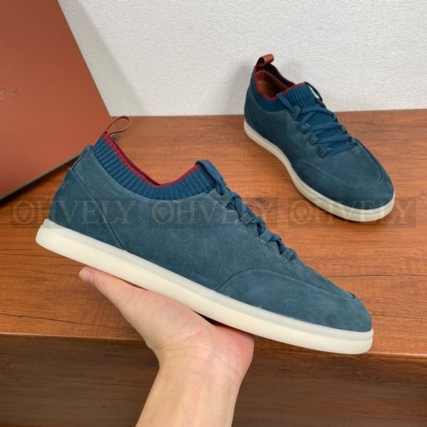 로로피아나 소호 워크 스니커즈 다크그린