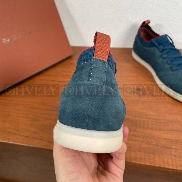 로로피아나 소호 워크 스니커즈 다크그린