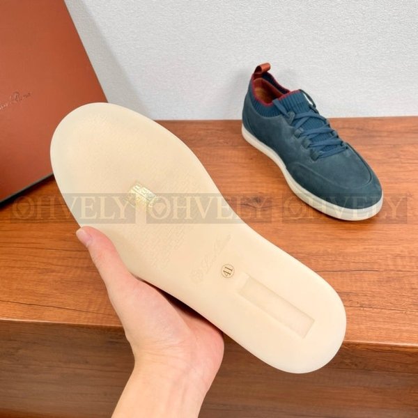 로로피아나 소호 워크 스니커즈 다크그린