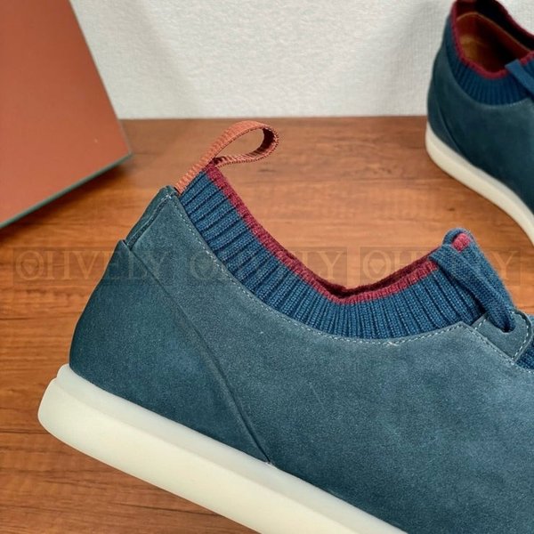 로로피아나 소호 워크 스니커즈 다크그린