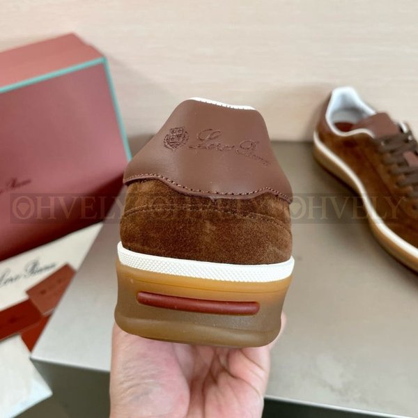 로로피아나 테니스 워크 슈즈 브라운