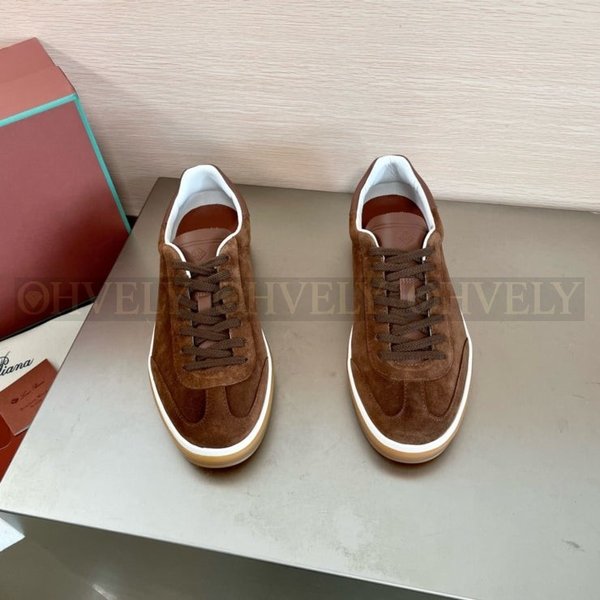 로로피아나 테니스 워크 슈즈 브라운